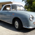 1991 Nissan Figaro,rust free, ex.condition, low miles,JDM car from Japan NO RES.