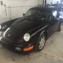 1991 PORSCHE 911 CAB. BLACK/BLACK/BLACK AIR COOLED!! CLEAN TITLE!