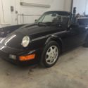 1991 PORSCHE 911 CAB. BLACK/BLACK/BLACK AIR COOLED!!CLEAN TITLE! NO RESERVE!!