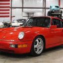 1991 Porsche 911 Carrera 4 83839 Miles Guard&#039;s Red Coupe 3.6L V6 5 Speed Manual