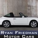 1991 Porsche 911 Carrera 69205 Miles White Targa H6 3.6L M