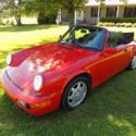 1991 PORSCHE 911 Carrera C2 964 RED/BLACK CLEAN TITLE! NO RESERVE!