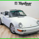 1991 Porsche 911 Turbo Rare White over Black Engine Rebuilt w Receipts