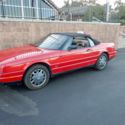 1991 Red  Cadillac Allante Convertible Automatic 4-Speed FWD V8 4.6L