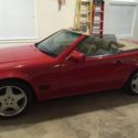1991 Red Mercedes Benz SL 500 V-8