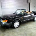 1991 Saab 900 Turbo convertible 76,056 Miles Black Convertible 2.0L L4 DOHC 16V