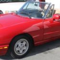1991 Series 4 Alfa Romeo Spider 2000 2.0 L Twin Cam I4 Convertible