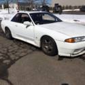 1991 Skyline GTS-T TYPE M White Coupe HCR32 GT-R Wing Bumper Wheels