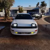 1991 Toyota Celica Coupe White GT