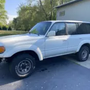 1991 Toyota Land Cruiser, FJ80, 4x4 Stock, Non-running, Project