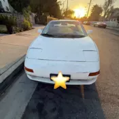 1991 Toyota MR2 Coupe White