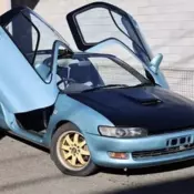 1991 Toyota Sera Blue Rare Free Shipping!! Fast Car! Unique!!