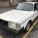 1991 Volvo 240 145,670 Miles White sedan 4 Cylinder Engine Automatic