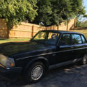 1991 Volvo 240 244DL BLACK STARTS, RUNS, AUTO 14&quot; WHeels Tan Interior