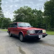 1991 Volvo 240 Red BASE