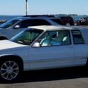 1991 White Cadillac Coupe Deville