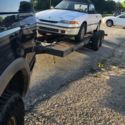 1991 White Mercury Capri Convertible