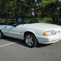 1992 1993 FORD MUSTANG LX 5.0 CONVERTIBLE WHITE CHROME 5-SPD STOCK ORIG. 59K!!!