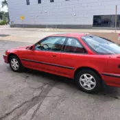 1992 Acura Integra Hatchback Red GS