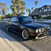 1992 BMW 3-Series Convertible Black IC