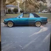 1992 BMW 325i Convertible Green IC AUTOMATIC