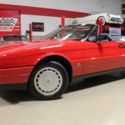 1992 Cadillac Allante  2205 Miles Red