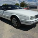 1992 CADILLAC ALLANTE CONVERTIBLE 44,000 ORIGINAL MILES PEARL WHITE / RED LTHR