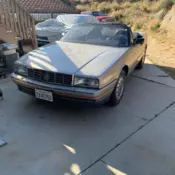 1992 Cadillac Allante Convertible Grey