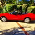 1992 Cadillac Allante Red Convertible Black interior 46,500 miles