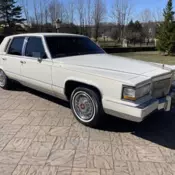 1992 Cadillac Brougham Sedan White