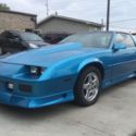 1992 Camaro v8 t tops show quality blue 98 wheels car does not leak runs super