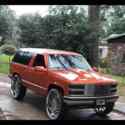 1992 Chevrolet Blazer SUV Orange 4WD Automatic K1500