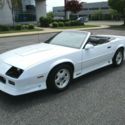1992 Chevrolet Camaro Z28 Convertible V8 Only 58K Miles White Rare Find Must See