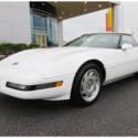 1992 Chevrolet Corvette Coupe Only 51K Miles White with Red Sharp Look Great Buy