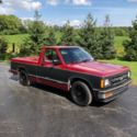 1992 Chevrolet S10 Red/Black 5spd 2.8 V6 Lowered 2wd
