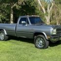 1992 Dodge D250 Pickup Grey RWD Manual D200