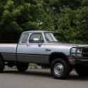 1992 DODGE RAM 250 XCAB 5.9L DIESEL 5-SPD 62K ACTUAL MILES 1OWNER 4X4 NO RESERVE