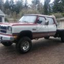 1992 Dodge Ram Cummins Crew Cab Custom built. Frame off restoration