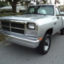 1992 DODGE RAM W250 REG CAB 4WD 12 VALVE 5.9L CUMMINS