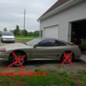 1992 Dodge Stealth Twin Turbo Rolling Chasis