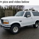 1992 ford bronco roll a long edition