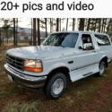 1992 ford bronco xlt low miles 57,000 1 owner showroom condition
