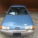 1992 Ford Escort LX/Auto/71K original Miles/LED headlights/Notchback/2-door