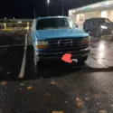 1992 Ford F-150 Pickup Blue RWD Automatic