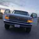 1992 Ford F-150 Pickup White RWD Manual
