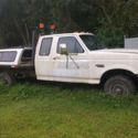 1992 Ford F-250 Flatbed Extended Cab 7.3 Diesel 4 Wheel Drive Work Truck