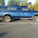 1992 Ford F-250 Pickup Blue 4WD Automatic