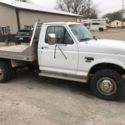 1992 Ford F350 dually diesel with Alum Flat Bed