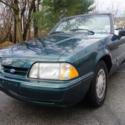1992 Ford Mustang LX Convertible Only 14k Miles Green No Reserve 2.3L Automatic