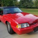 1992 Ford Mustang Red LX CONVERTIBLE STANG!